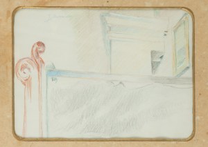 Jacek Malczewski (1854 Radom - 1929 Kraków), Zbiór 6 współoprawnych rysunków i autograf artysty, około 1926