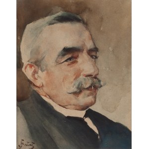 Julian Fałat (1853 Tuligłowy - 1929 Bystra), Portret mężczyzny
