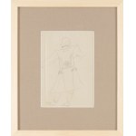 Stanislaw Szukalski (1893 Warta near Sieradz - 1987 Los Angeles), Costume sketch, ca. 1960