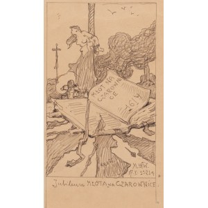 Marian Wawrzeniecki (1863 Warsaw - 1943 Warsaw), Jubilee of the Hammer on Witches, 1921