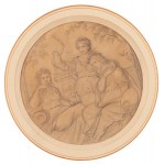 Jozef Simmler (1823 Warsaw - 1868 Warsaw), Allegory of the fine arts (Composition to a painting)