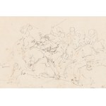 Piotr Michałowski (1800 Kraków - 1855 Krzyżtoporzyce k. Kraków), Battle of the 14th Cuirassier Regiment of the Duchy of Warsaw