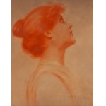 Piotr Stachiewicz (1858 Nowosiółki Gościnne - 1930 Kraków), Portrait of a Woman