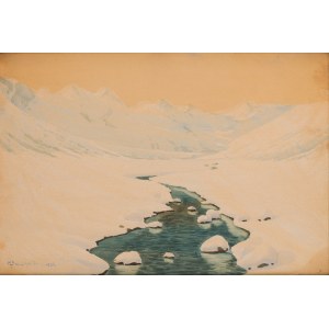 Marian Szczerbinski (1900 - 1981 ), Winter Landscape, 1934