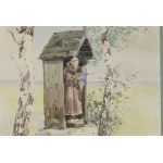 Józef Rapacki (1871 Warsaw - 1929 Olszanka near Skierniewice), Village shrine, 1928