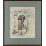 Józef Rapacki (1871 Warsaw - 1929 Olszanka near Skierniewice), Village shrine, 1928