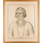Henryk Berlewi (1894 Warsaw - 1967 Paris), Young woman with a string of pearls, 1931