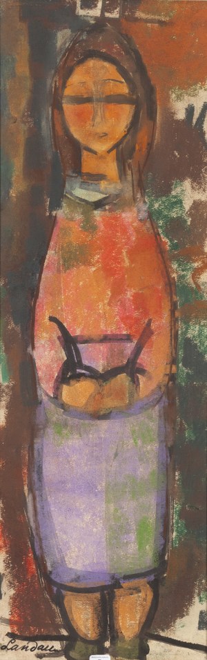 Zygmunt Landau (1898 Łódź - 1962 Tel Aviv), Stojąca dziewczyna