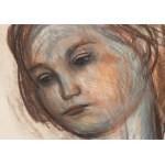 Josef Presser (1907 Lublin - 1967 Paris), Head of a girl, 20th century.
