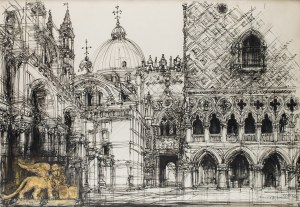 Henryk Dąbrowski (1927 Warszawa - 2006 Warszawa), Wenecja, 1966