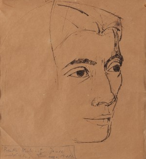 Tadeusz Kulisiewicz (1899 Kalisz - 1988 Warszawa), Portret, lata 40. XX w.