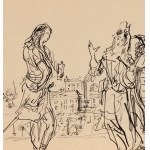 Antoni Uniechowski (1903 Vilnius - 1976 Warsaw), Meeting, 1947