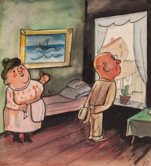 Jerzy Zaruba (1891 Radom - 1971 Warszawa), Pensjonat