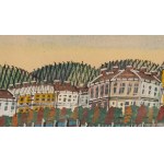 Nikifor Krynicki (1895 Krynica - 1968 Folusz), Widok na miasto