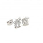 EARRINGS IN WHITE GOLD 1.25 GR WITH DIAMONDS - ER40105