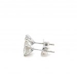 EARRINGS IN WHITE GOLD 1.25 GR WITH DIAMONDS - ER40105