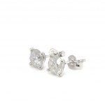 EARRINGS IN WHITE GOLD 1.25 GR WITH DIAMONDS - ER40105