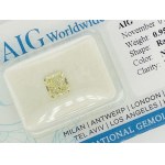LIGHT YELLOW DIAMOND 0.95 CT - I1 - C21003-2