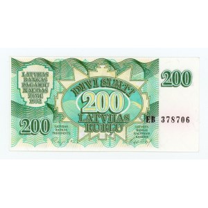 Łotwa, 200 rubli 1992 (150)