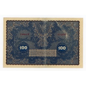 II RP, 100 mkp 1919 I Serja D (190)
