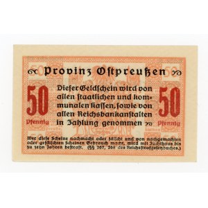 Rosja, Kaliningrad [Königsberg i. Pr.], 50 fenigów 1918 (205)