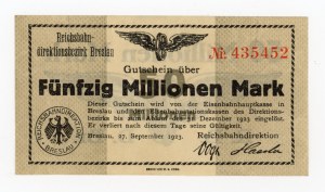 Breslau, [Breslau], 50 million marks 1923 (234)