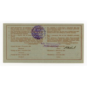 Estonia, Port Kunda, 25 rubli 1941 (309)