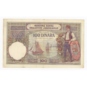 Jugoslavia, 100 dinari 1929 (312)