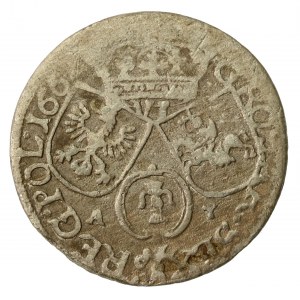 Jan II Kazimierz, Szóstak 1662 AT, Kraków (610)