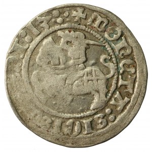 Zygmunt I Stary, Półgrosz 1513, Wilno. Trzykropek na awersie (620)