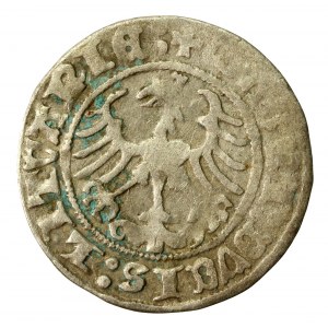 Zygmunt I Stary, półgrosz 1512, Wilno. Trzykropek na aw. (624)