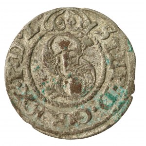 Stefan Batory, szeląg, 1586, Ryga (625)