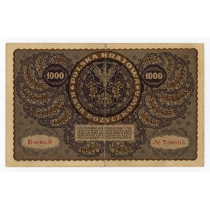 II RP, 1.000 marek 1919 III Serja S (388)