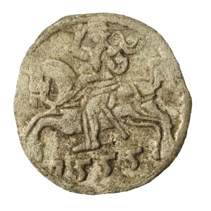 Zygmunt II August, Denar 1555, Wilno (874)