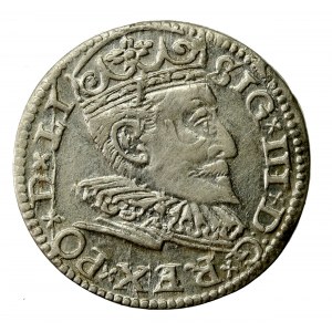 Zygmunt III, Trojak 1595, Ryga (883)