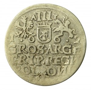 Jan II Kazimierz, Trojak 1662, Kraków (889)