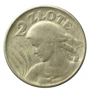 II Republic, 2 zloty 1924, reverse, Philadelphia (926)