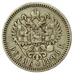 Rosja, Mikołaj II, rubel 1898 (936)
