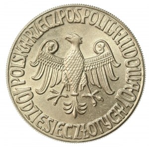 PRL, 10 złotych 1964, Kazimierz Wielki, PRÓBA (950)