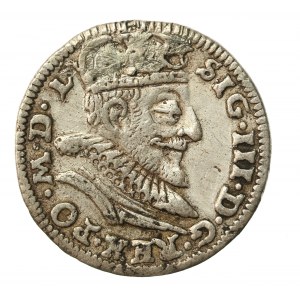 Zygmunt III Waza, Trojak 1591, Wilno - moneta z Walca (980)