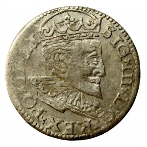 Zygmunt III Waza, trojak 1596, Ryga (982)