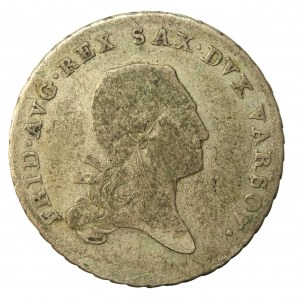 Księstwo Warszawskie, Fryderyk August I, 1/6 talara 1812 IB, Warszawa (984)