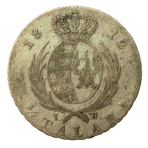 Księstwo Warszawskie, Fryderyk August I, 1/6 talara 1812 IB, Warszawa (984)