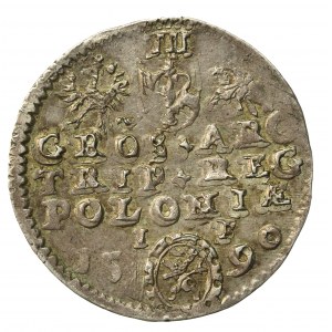 Zygmunt III Waza, Trojak Olkusz 1590 - Lewart (988)