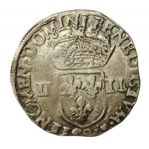 Henryk III Walezy, 1/4 ecu 1582, Rennes (507)