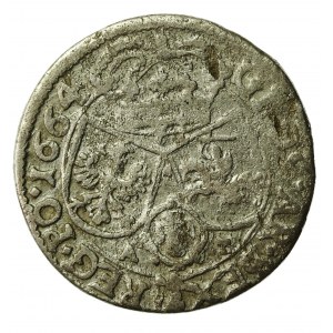 Jan II Kazimierz, Szóstak 1664 AT, Kraków (515)