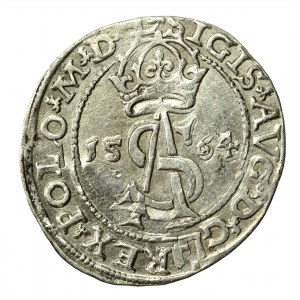Zygmunt II August, Trojak 1564, Wilno, L / LI (534)