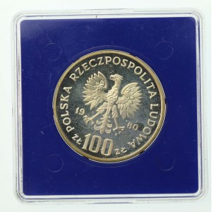 PRL, 100 złotych 1980, Ochrona Środowiska, Głuszec (656)