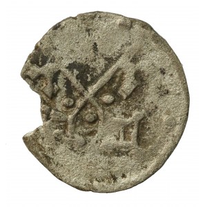 Jadwiga 1384-1386, Denar, Poznań. Bardzo rzadkie (574)