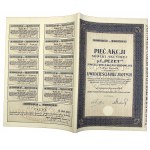 Pezet Powszechne Zakłady Budowlane, 5 x 25 zł 1925. Zestaw 4 szt. (1065)